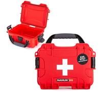 NANUK 903 Waterproof First Aid Prepper Survival Gear Dust and Impact Resistant Case - Empty - Red, 903-FSA9