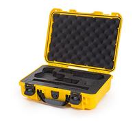 Nanuk 910 - Custodia Rigida Impermeabile per Pistola 2up, Unisex - Adulto, 910 Waterproof 2UP Classic Pistol Hard Case - Yellow, N9000 III, Medium