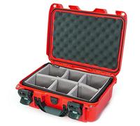 Nanuk 915 Custodia rigida impermeabile con divisori imbottiti, rosso