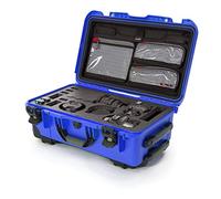 Nanuk 935 - Custodia rigida impermeabile con coperchio e inserto in schiuma per Canon Nikon 2 DSLR corpo e lenti/obiettivi, colore: Blu