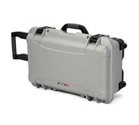 Nanuk 935 - Custodia rigida impermeabile con coperchio e inserto in schiuma per Canon, Nikon - 2 DSLR corpo e obiettivi/obiettivi, colore: Argento