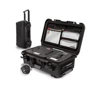 NANUK 935 Pro Foto con N-Cubbik - Custodia rigida impermeabile per fotocamera da viaggio con inserto N-Cubbik 13S & 13M e ruote, 55,9 x 35,6 x 22,9 cm, antipolvere e antiurto, compagnie aeree bagaglio