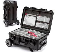 NANUK 935 Pro Photo Kit con ruote resistenti, custodia rigida impermeabile da viaggio con divisori imbottiti e organizer per coperchio, 55,9 x 35,6 x 22,9 cm, antipolvere e resistente agli urti