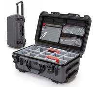 Nanuk 935 Pro Photo Kit - Custodia rigida impermeabile con coperchio organizer e divisori imbottiti e ruote, grafite