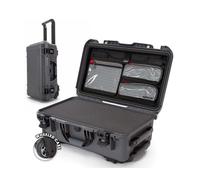 NANUK 935 - Valigia protettiva leggera e impermeabile in resina NK-7 con inserto in schiuma personalizzabile e organizer per il coperchio (25,1 cm x 40,9 x 25,7 cm) - Grafite