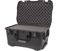 Nanuk 938 - Custodia rigida impermeabile con ruote e inserto in schiuma, colore: Nero
