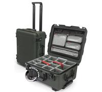 Nanuk 950 - Custodia rigida impermeabile con coperchio e divisorio imbottito, colore: Oliva (950-6006)