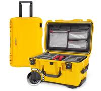 Nanuk 950 Pro Custodia rigida da viaggio impermeabile per kit fotografico, con divisori imbottiti e ruote, 58 x 46,5 x 29,7, antipolvere e resistente agli urti, ideale per carichi pesanti, giallo