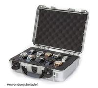 Nanuk Custodia 910 con inserto in schiuma per 10 orologi argento