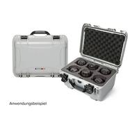 Nanuk Custodia 918 con inserto in schiuma per 6 obiettivi argento
