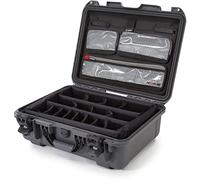 Nanuk Large Serie 930 NK-7 Custodia rigida impermeabile in resina leggera per coperchio organizer e divisori imbottiti, grafite