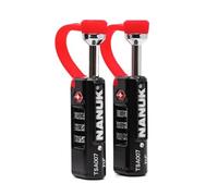 NANUK Lucchetto approvato TSA (set da 2) - Lucchetto da viaggio resistente e sicuro con arco in acciaio ultra resistente ai tagli e inossidabile