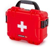 Nanuk Valigetta 904 vuota - con logo del pronto soccorso rosso