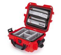 Nanuk Valigetta 905 con coperchio originale - con divisorio - Pro Photo Kit rosso