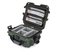 Nanuk Valigetta 905 con coperchio originale - con divisorio - Pro Photo Kit verde oliva