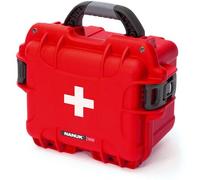 Nanuk 908 Impermeabile Primo Soccorso Prepper Survival Gear Custodia resistente alla polvere e agli urti - Vuota - Rosso (908-FSA9)