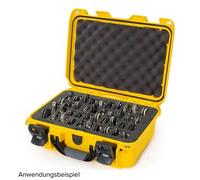 Nanuk Valigetta 915 con inserto in schiuma per 40 coltelli giallo