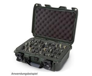 Nanuk Valigetta 915 con inserto in schiuma per 40 coltelli verde oliva