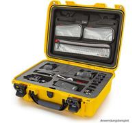 Nanuk Valigetta 925 con coperchio org. - con/senza per 1 corpo DSLR giallo