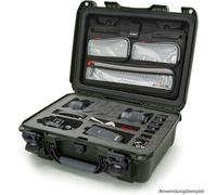 Nanuk Valigetta 925 con coperchio org. - con/senza per 1 corpo DSLR verde oliva
