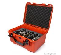 Nanuk Valigetta 933 con inserto in schiuma per 5UP arancione