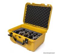 Nanuk Valigetta 933 con inserto in schiuma per 5UP giallo