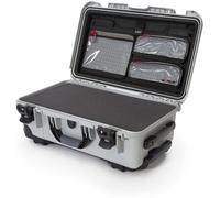 Nanuk Valigetta 935 con coperchio + organza/schiuma argento