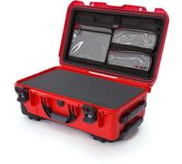 Nanuk Valigetta 935 con coperchio + organza/schiuma rosso