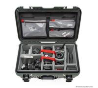 Nanuk Valigetta 935 con coperchio, originale / divisorio - Pro Photo Kit verde oliva