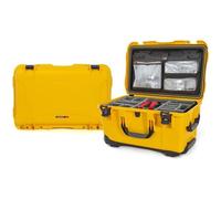 Nanuk Valigetta 938 con coperchio originale - con divisorio - Pro Photo Kit giallo