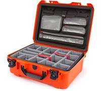 Nanuk Valigetta 940 con coperchio originale - con divisorio - Pro Photo Kit arancione