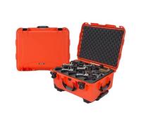 Nanuk Valigetta 950 con inserto in schiuma per 15UP arancione