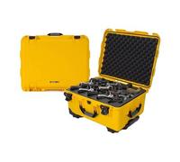Nanuk Valigetta 950 con inserto in schiuma per 15UP giallo