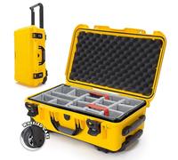 NANUK Valigetta rigida impermeabile 935 con ruote e divisorio imbottito, colore: Giallo