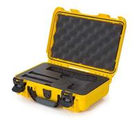 Nanuk Valigia 909 con inserto in schiuma per pistola giallo