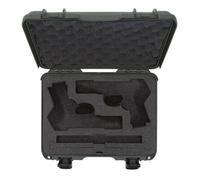 Nanuk Valigia 910 con inserto in schiuma per pistola verde oliva