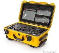 Nanuk Valigia 935 con coperchio per 2 corpi DSLR giallo