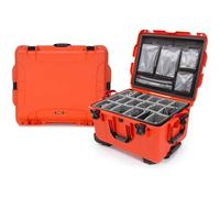 Nanuk Valigia 960 con coperchio originale - con divisorio - Pro Photo Kit arancione