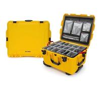 Nanuk Valigia 960 con coperchio originale - con divisorio - Pro Photo Kit giallo