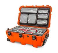 Nanuk Valigia 962 con coperchio originale - con parete divisoria - Pro Photo Kit arancione