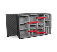 Nanuk Valigia 963 con coperchio originale - con parete divisoria - Pro Photo Kit nero