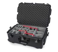 Nanuk Valigia 963 con parete divisoria imbottita nero