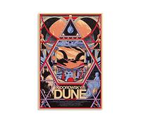 NANXIANG Dune Film Poster di arte cinematografica illustrazione retrò poster su tela da parete decorativo moderno per la casa stampa artistica poster 60 x 90 cm