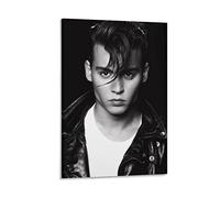 NANXIANG Johnny Depp - Poster di decorazione artistica da parete, motivo: attore cinematografico