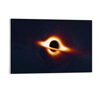NANXIANG Supermassive Black Hole - Interstellar Poster Pittura su tela Wall Art Poster Soggiorno Poster Pa