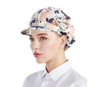 Nanxson 3pcs Cappello da cuoco unisex elastico Cappello da cuoco per uomo donna con bordo CF9035, sakura, Taglia unica