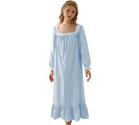Nanxson Donna Camicia Notte Cotone Camicia da Notte Corte/Lunghe Camicia
