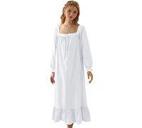 Nanxson Donna Camicia Notte Cotone Camicia da Notte Corte/Lunghe Camicia