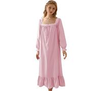 Nanxson Donna Camicia Notte Cotone Camicia da Notte Corte/Lunghe Camicia