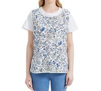 Nanxson grembiule da cucina grembiule pulizia lavori domestici ospedale stampato grembiule da lavoro con tasche CF3179